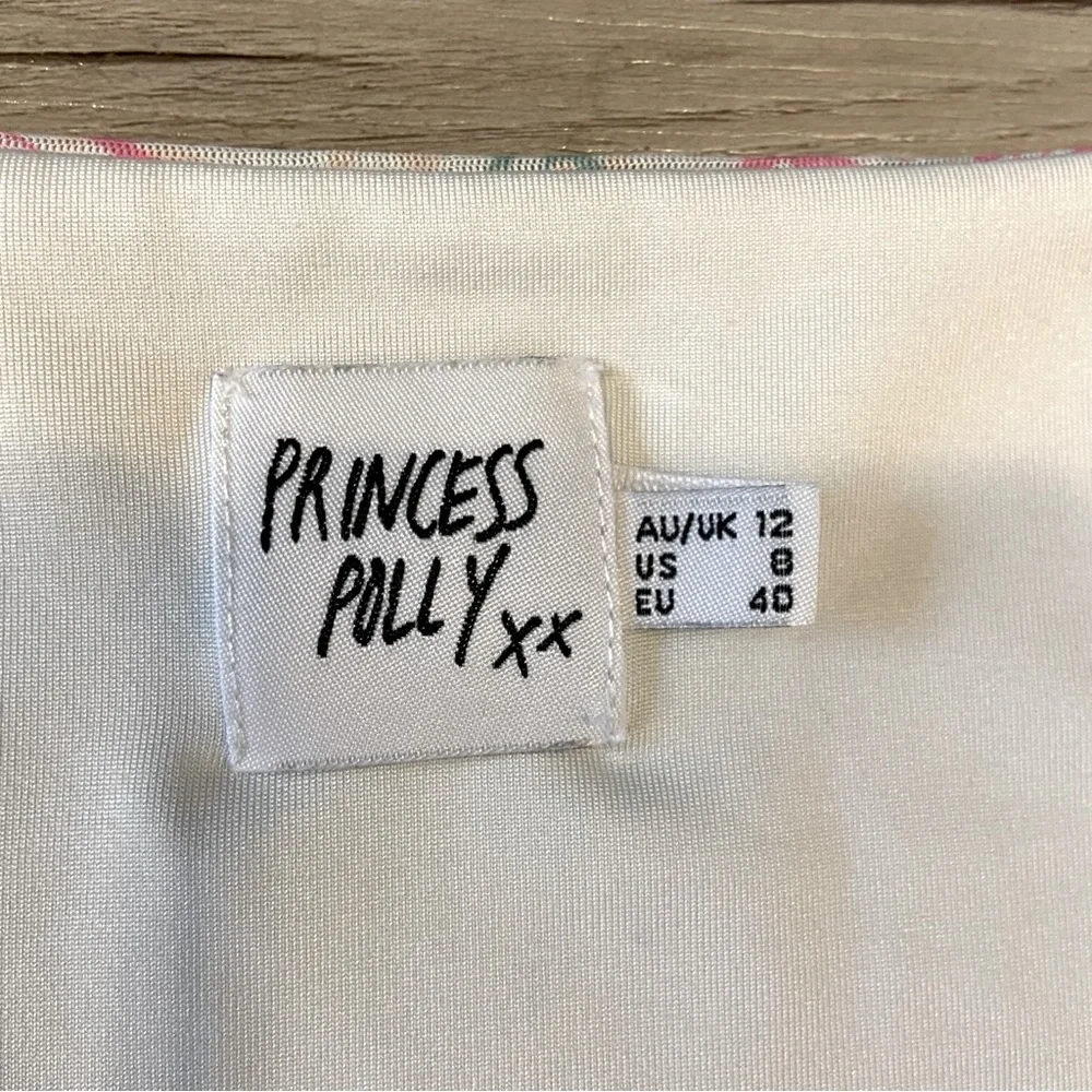 Princess Polly Katherine Butterfly Long-sleeves Dress Size 12 - Picture 6 of 7